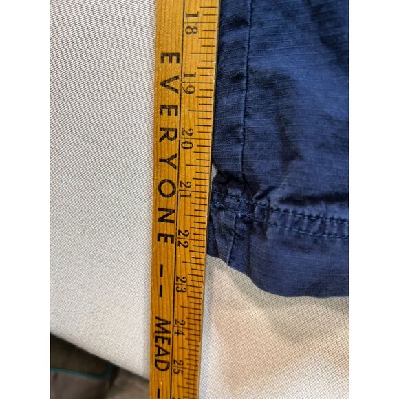 Eddie Bauer Women's Mercer Fit Cropped Pants Zipped Cargo Pocket Size 12 Blue - Picture 8 of 10